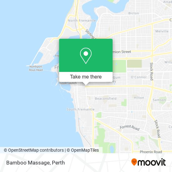 Mapa Bamboo Massage