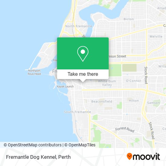 Fremantle Dog Kennel map
