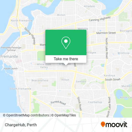 ChargeHub map