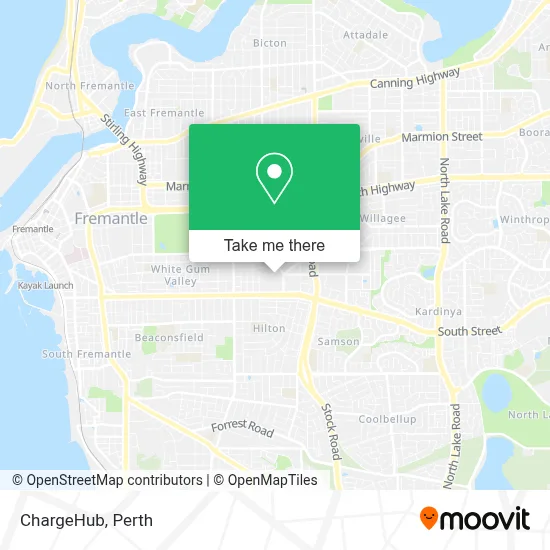 Mapa ChargeHub