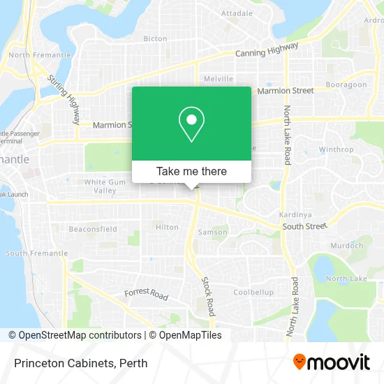 Mapa Princeton Cabinets