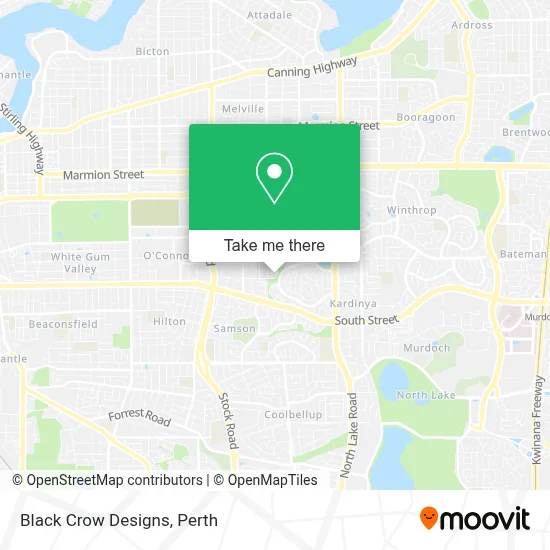 Mapa Black Crow Designs