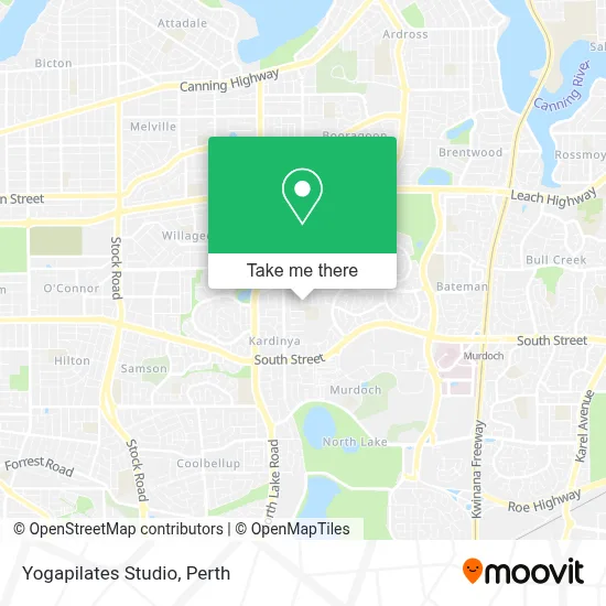 Mapa Yogapilates Studio