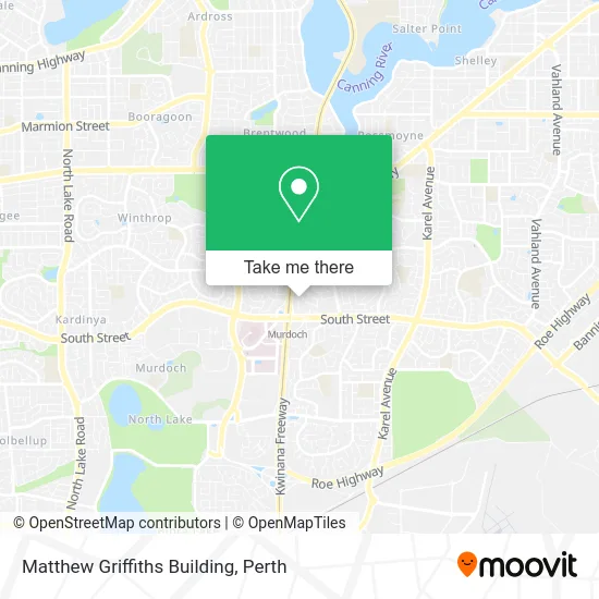 Mapa Matthew Griffiths Building