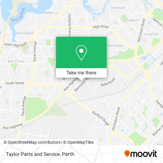 Mapa Taylor Parts and Service