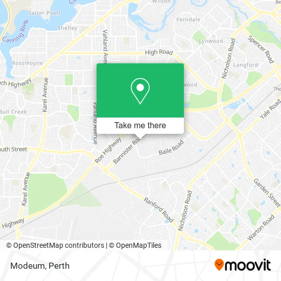 Modeum map