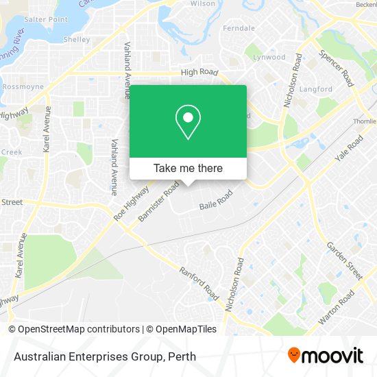 Australian Enterprises Group map