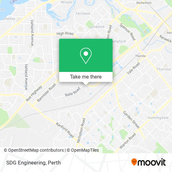 SDG Engineering map