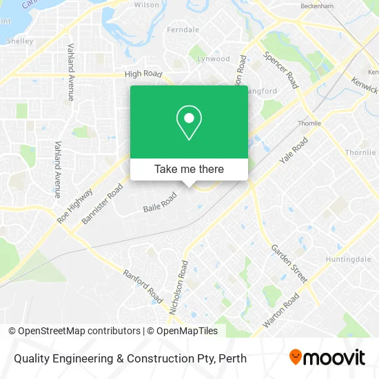 Quality Engineering & Construction Pty map