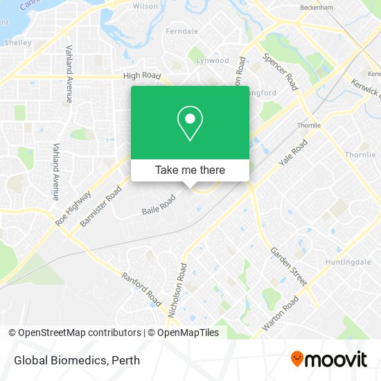 Global Biomedics map