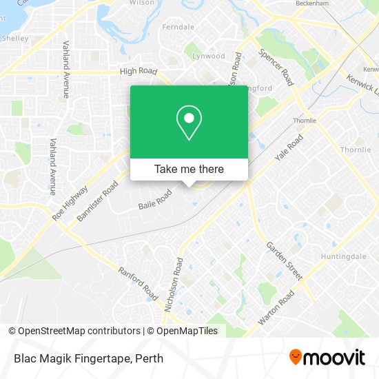 Blac Magik Fingertape map