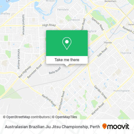 Australasian Brazilian Jiu Jitsu Championship map