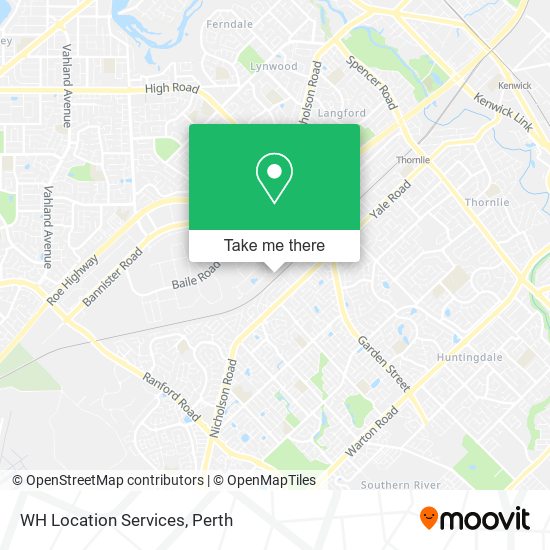 WH Location Services map