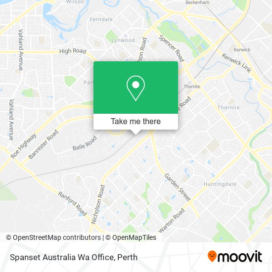 Spanset Australia Wa Office map