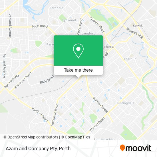 Azam and Company Pty map