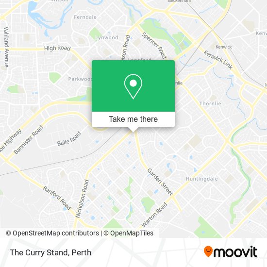 The Curry Stand map
