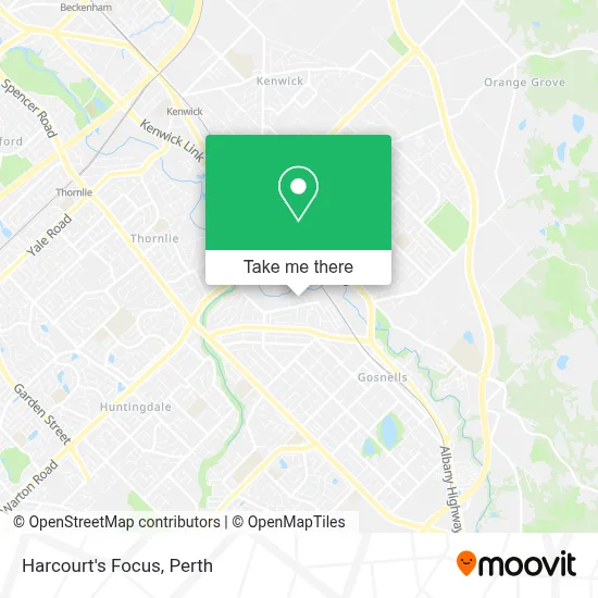 Mapa Harcourt's Focus