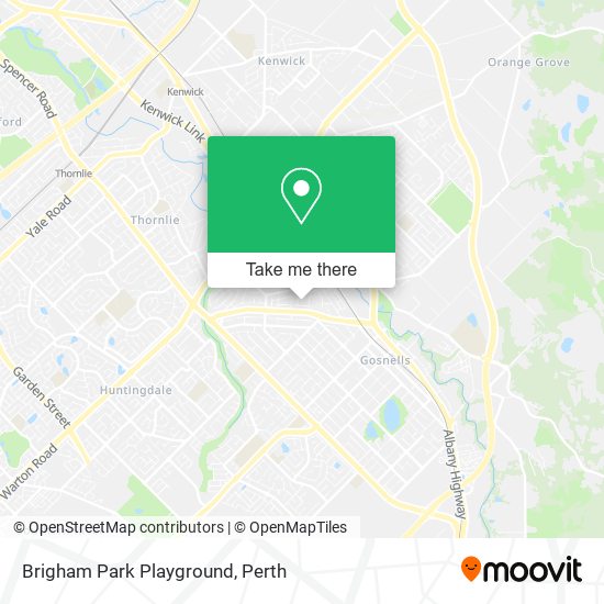 Brigham Park Playground map