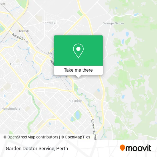 Garden Doctor Service map