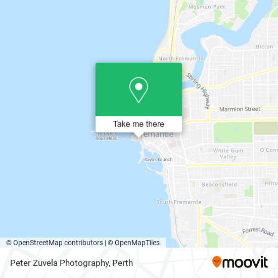 Peter Zuvela Photography map