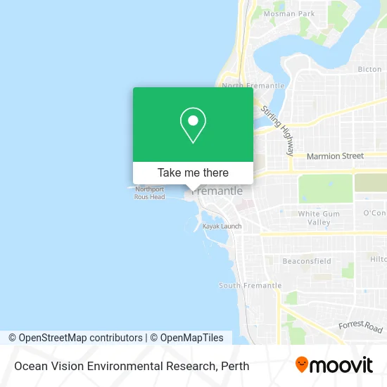 Mapa Ocean Vision Environmental Research