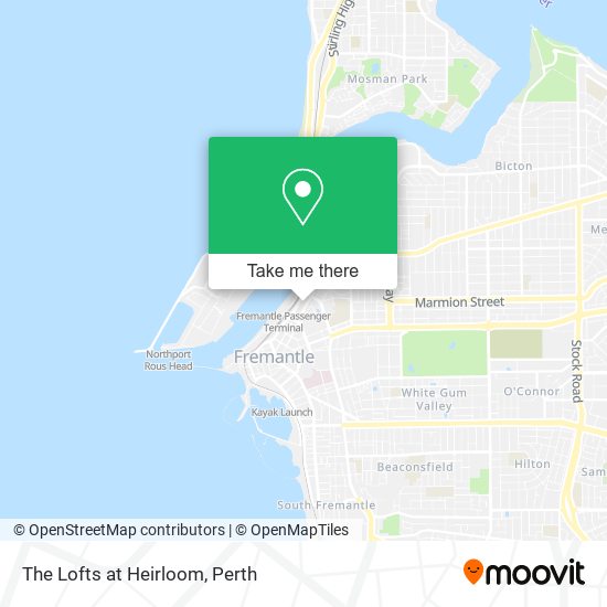The Lofts at Heirloom map
