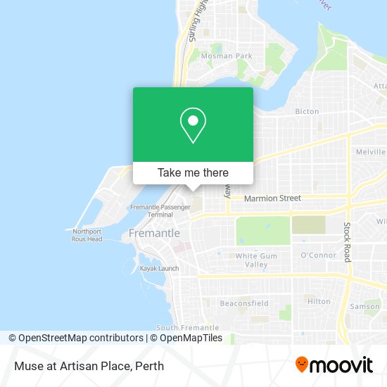 Muse at Artisan Place map