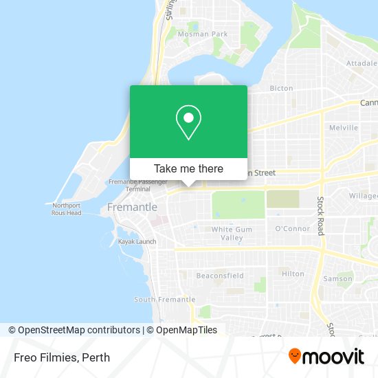Freo Filmies map