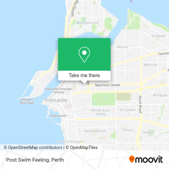 Mapa Post Swim Feeling