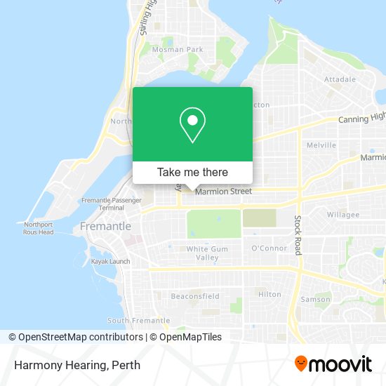 Harmony Hearing map