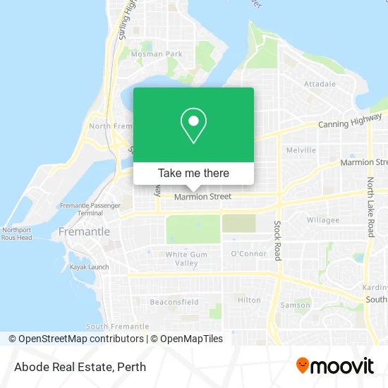 Abode Real Estate map