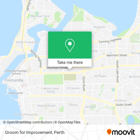 Groom for Improvement map