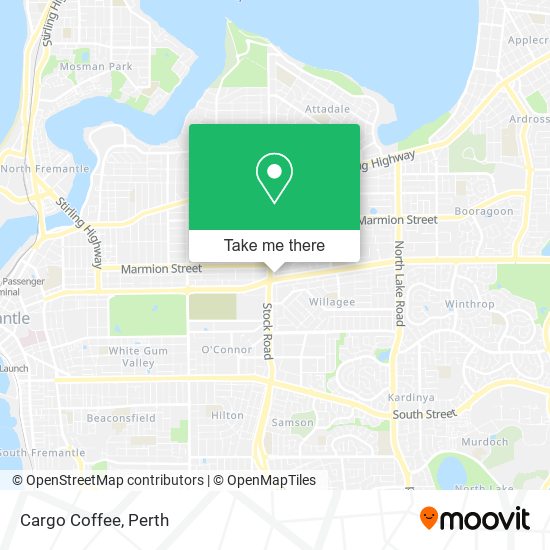 Cargo Coffee map