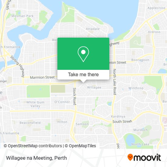 Willagee na Meeting map