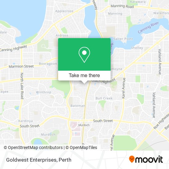 Mapa Goldwest Enterprises
