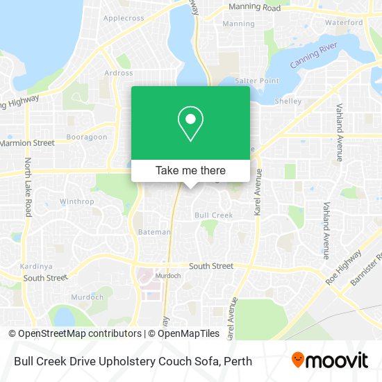 Bull Creek Drive Upholstery Couch Sofa map