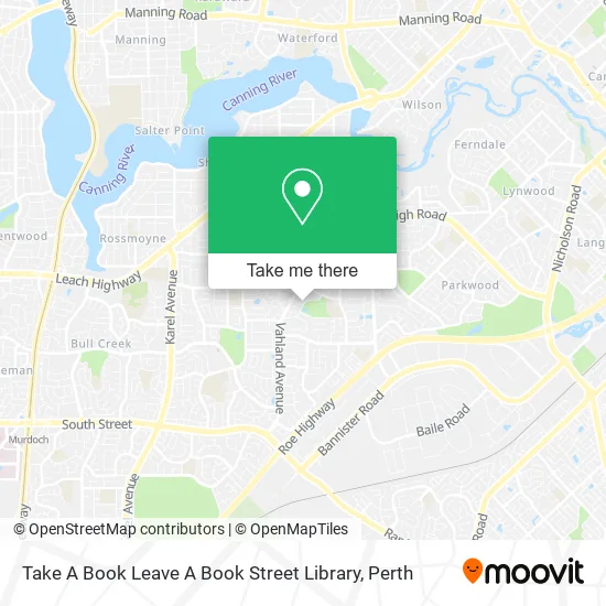 Take A Book Leave A Book Street Library map