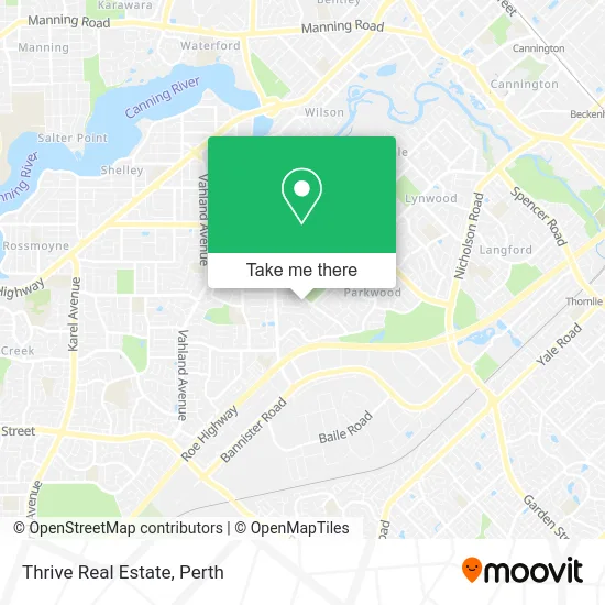 Mapa Thrive Real Estate