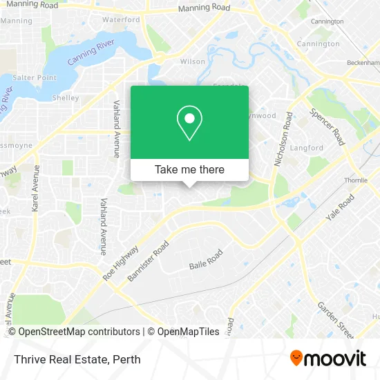 Mapa Thrive Real Estate