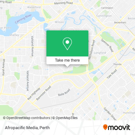 Afropacific Media map