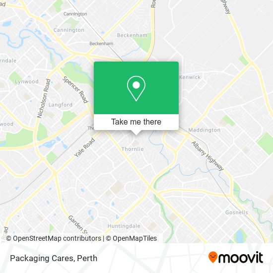 Packaging Cares map