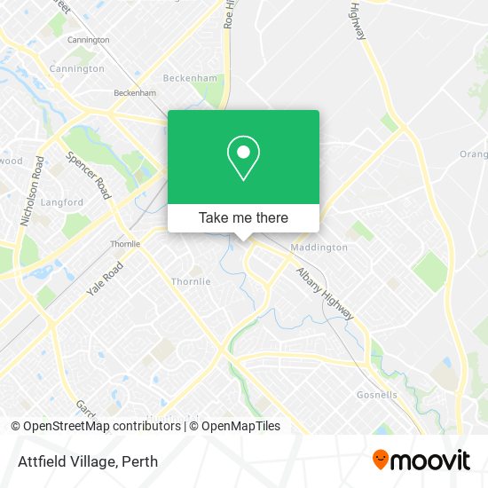 Attfield Village map