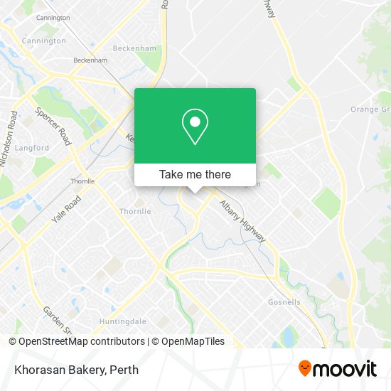Khorasan Bakery map