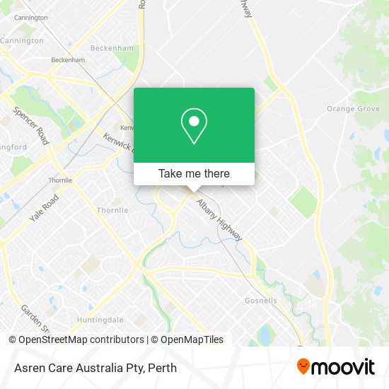 Asren Care Australia Pty map