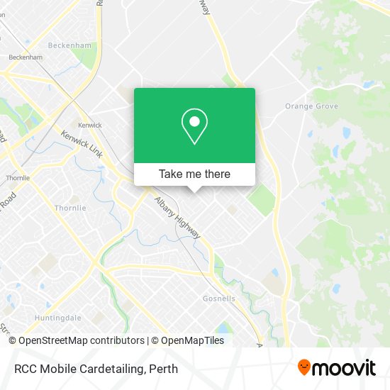 RCC Mobile Cardetailing map