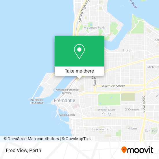 Freo View map
