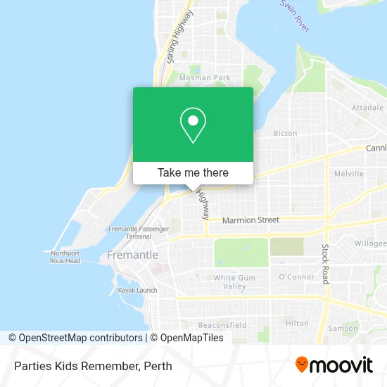 Mapa Parties Kids Remember