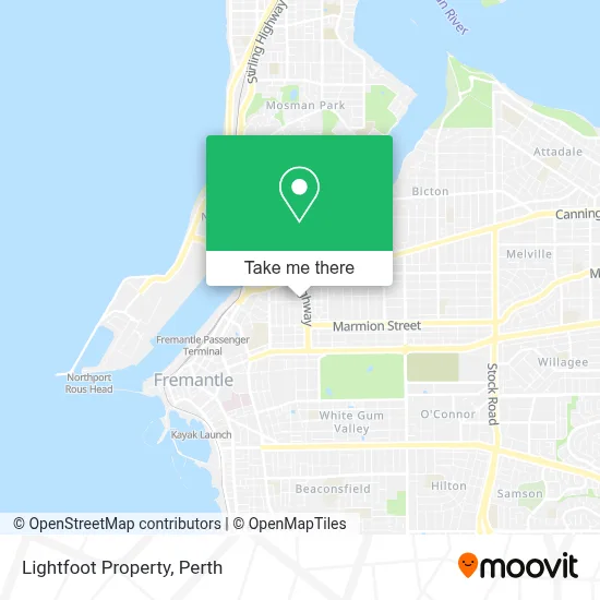 Mapa Lightfoot Property