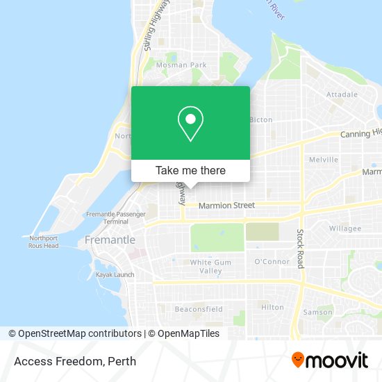 Access Freedom map