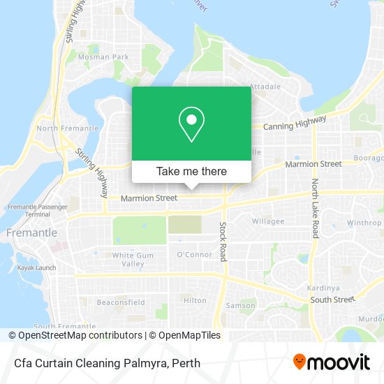 Cfa Curtain Cleaning Palmyra map